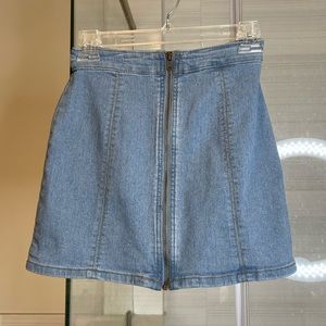 Forever 21 Denim Skirt, Small, Blue Denim, New without Tags
